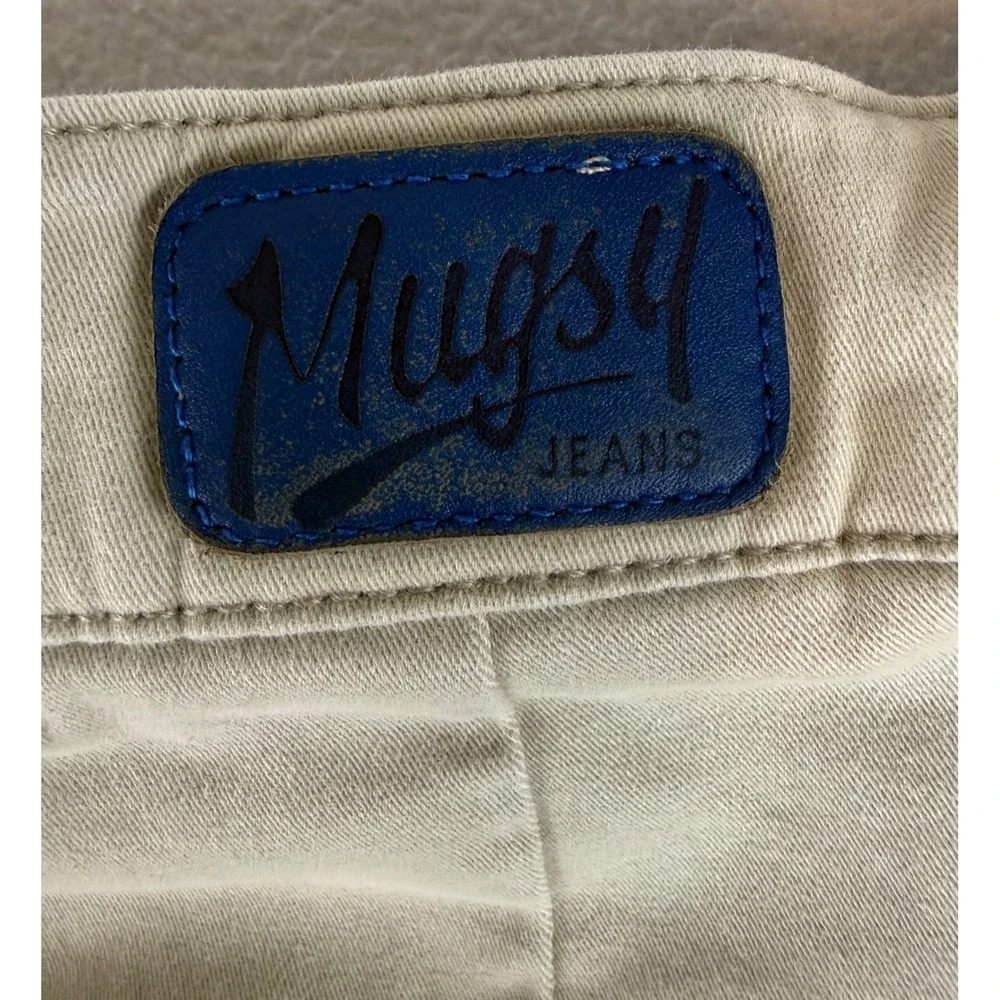 Mugsy Jeans Teddys Chino Pants Mens 36x32 Khaki Tan Stretch Casual K3PNLK